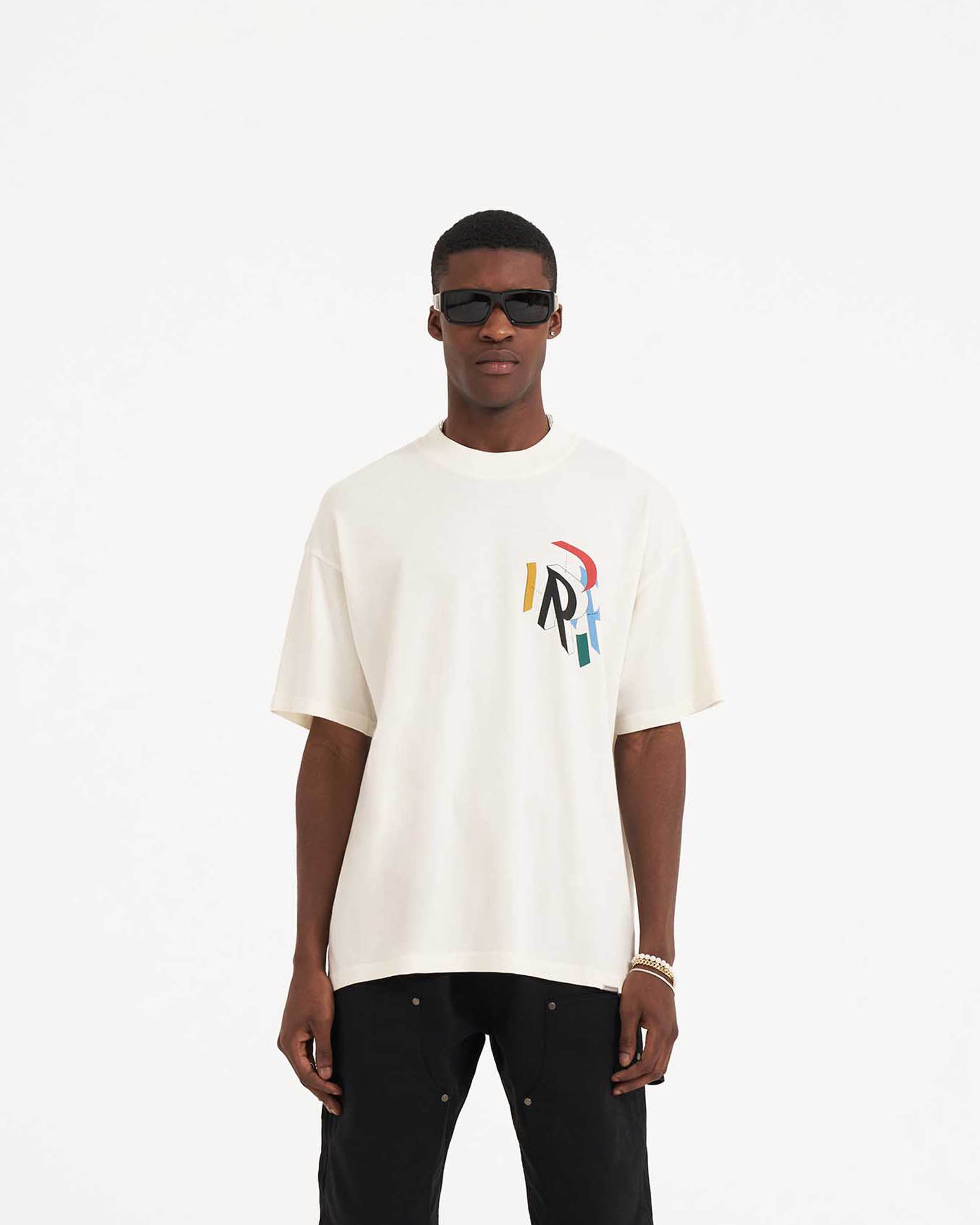 Initial Assembly T-Shirt - Flat White